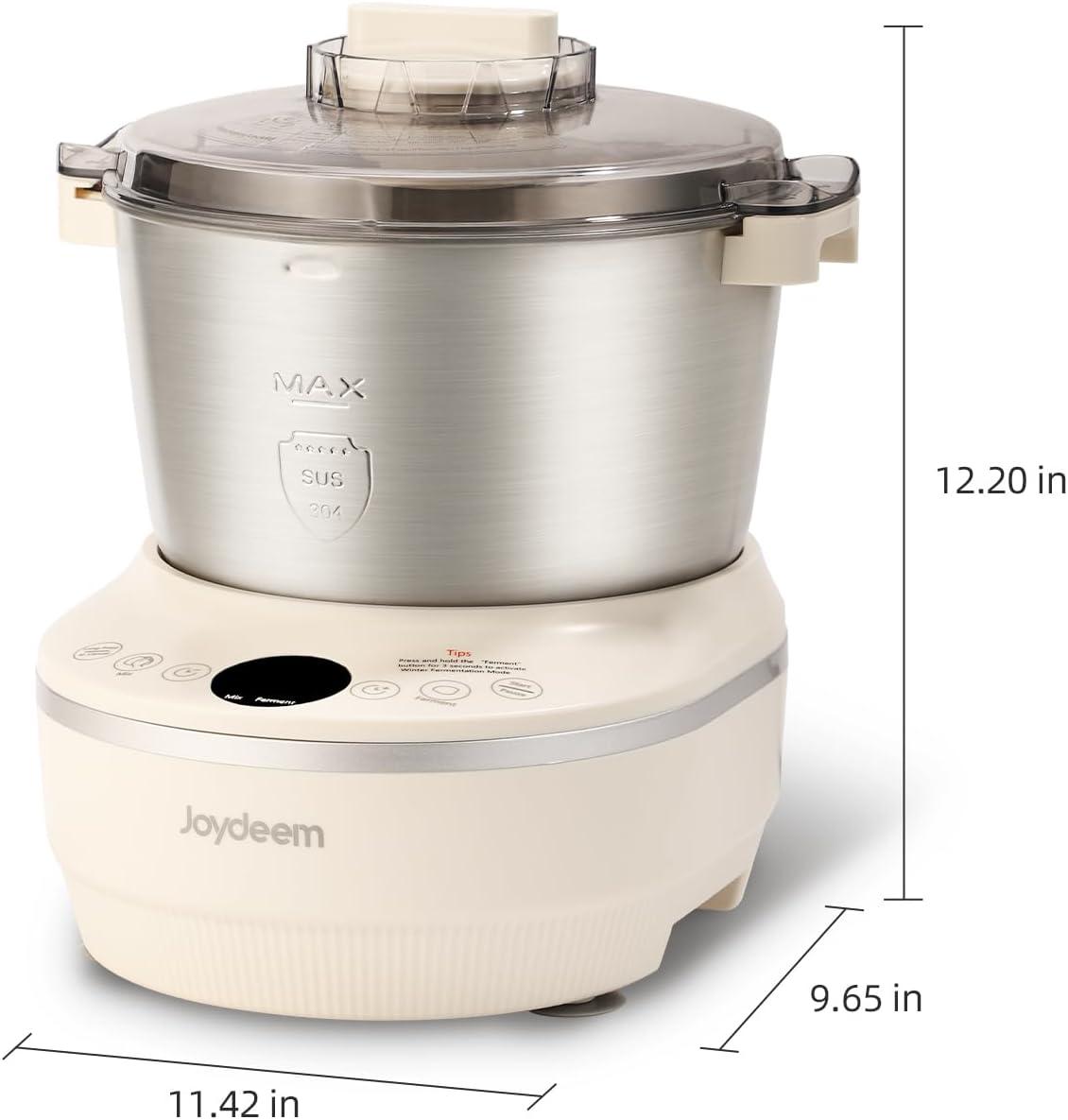 image:imageJoydeem Electric Dough Maker with Ferment Function 53Qt Dough Mixer Machine Perfect for Bread Pizza Roti Dumpling Dough amp Sourdough HMJA5015QT