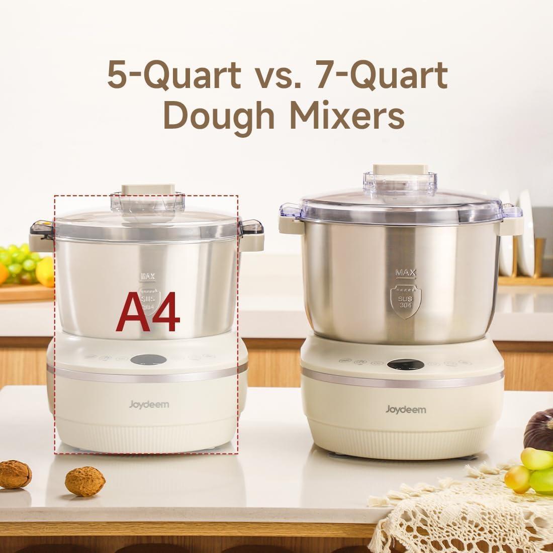 image:imageJoydeem Electric Dough Maker with Ferment Function 53Qt Dough Mixer Machine Perfect for Bread Pizza Roti Dumpling Dough amp Sourdough HMJA50174QT