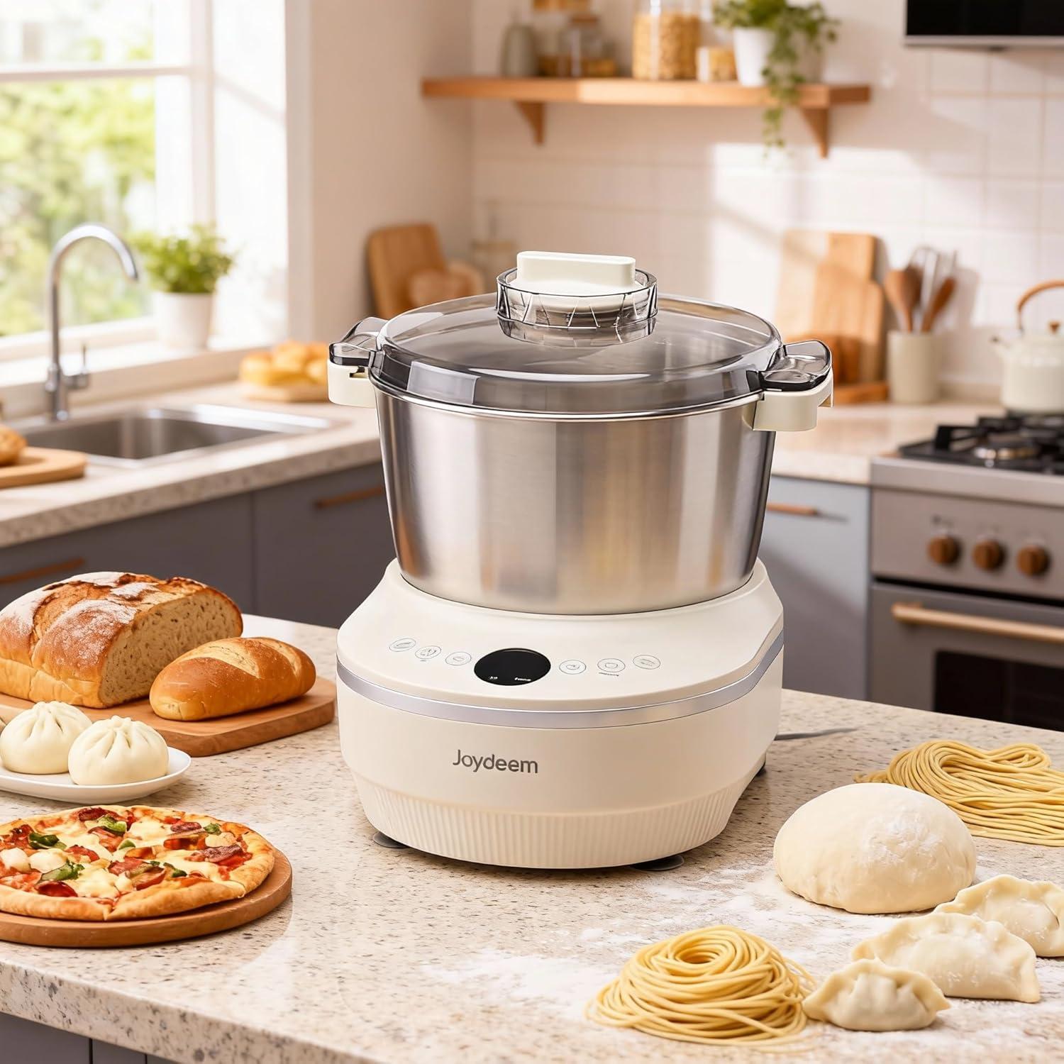 image:imageJoydeem Electric Dough Maker with Ferment Function 53Qt Dough Mixer Machine Perfect for Bread Pizza Roti Dumpling Dough amp Sourdough HMJA50174QT
