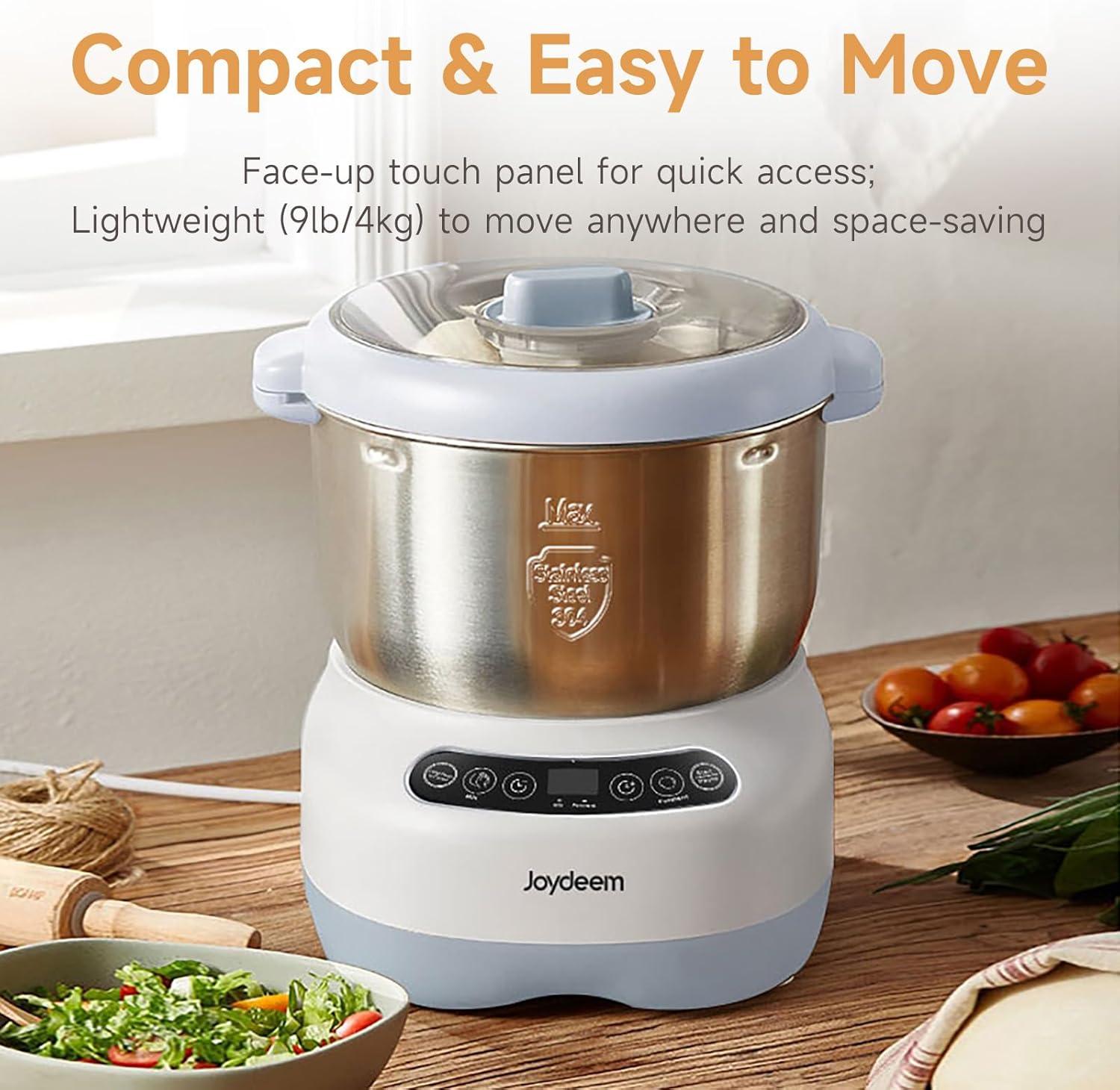 image:imageJoydeem Electric Dough Maker with Ferment Function Microcomputer Timing Faceup Touch Panel 74Qt 304 Stainless Steel JDHMJ7L
