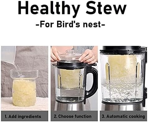 image:imageJoydeem Cooking Blender JDD16 Hot and Cold Blender for Soy Milk amp Juice Soup Maker with Stew Pot 175L59 Oz 1200W Black