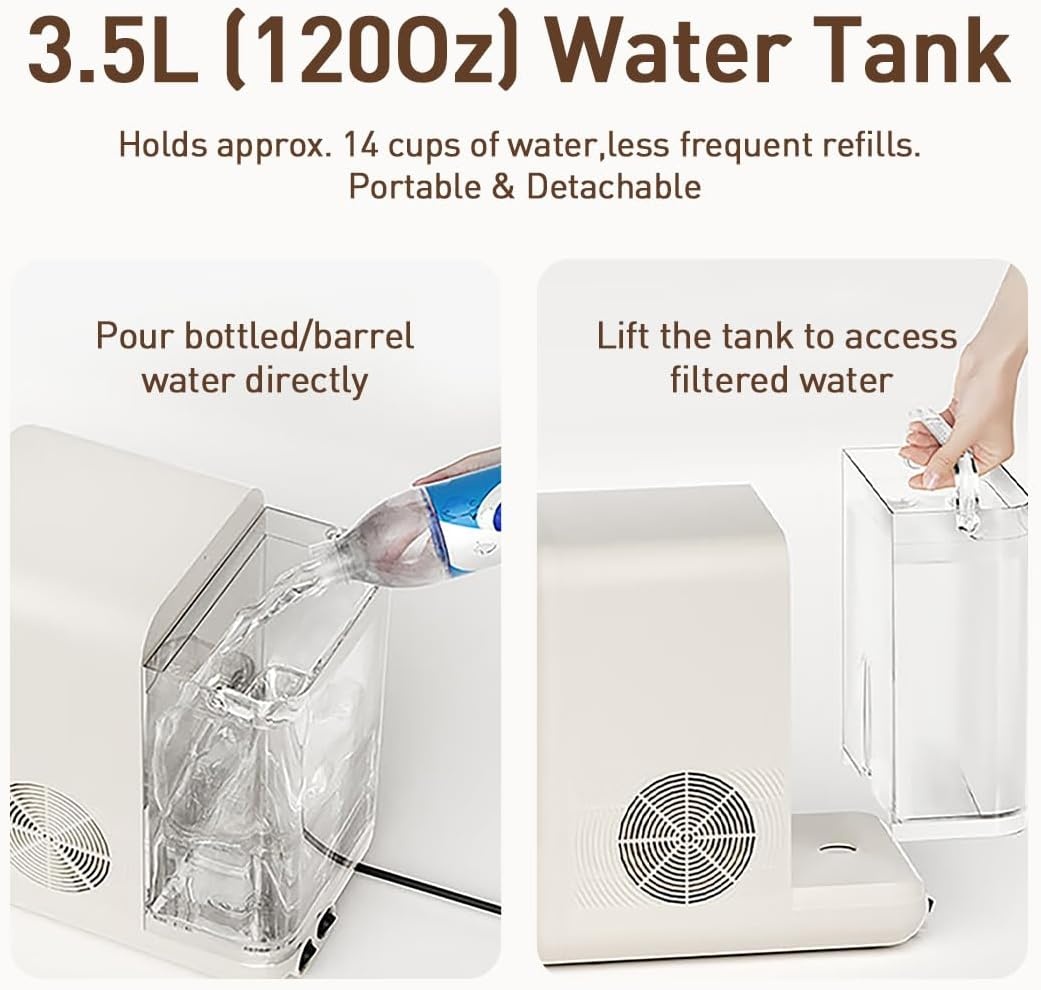 image:imageJoydeem Instant Hot amp Cold Water Dispenser Automatic Tea amp Coffee Brewer Adjustable Temperature and Volume BPA Free 35L 120Oz
