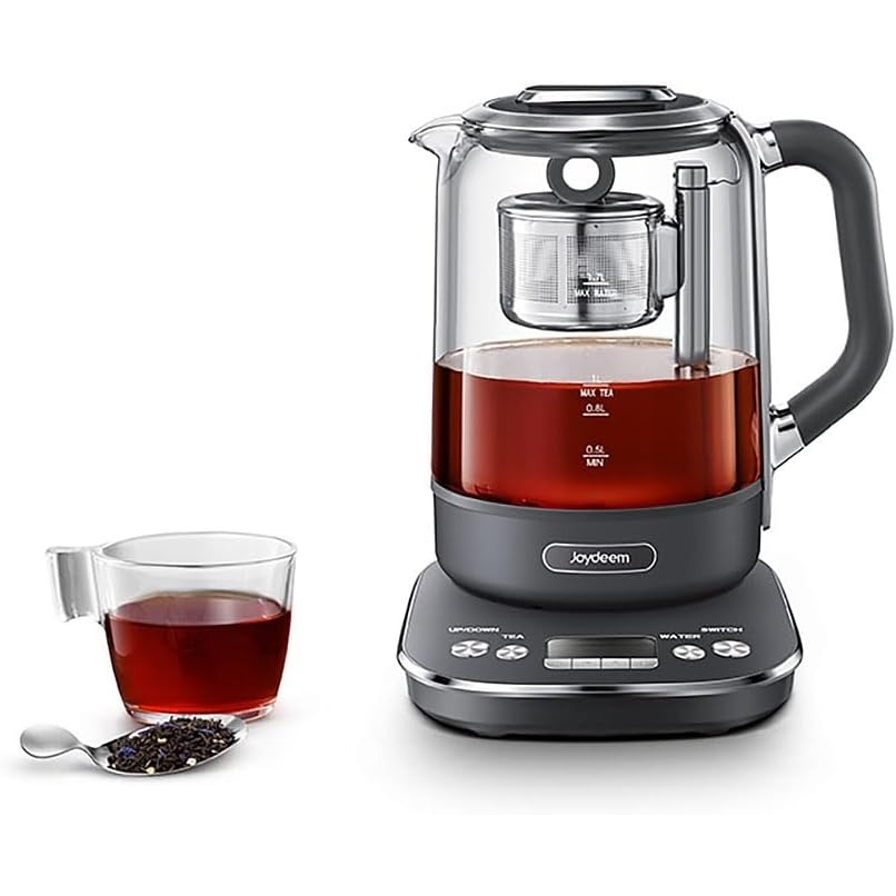 image:imageJoydeem Hot Tea Maker Glass Electric Kettle with Auto Lift Tea Infuser and Temperature Control 17L JDZC6088G